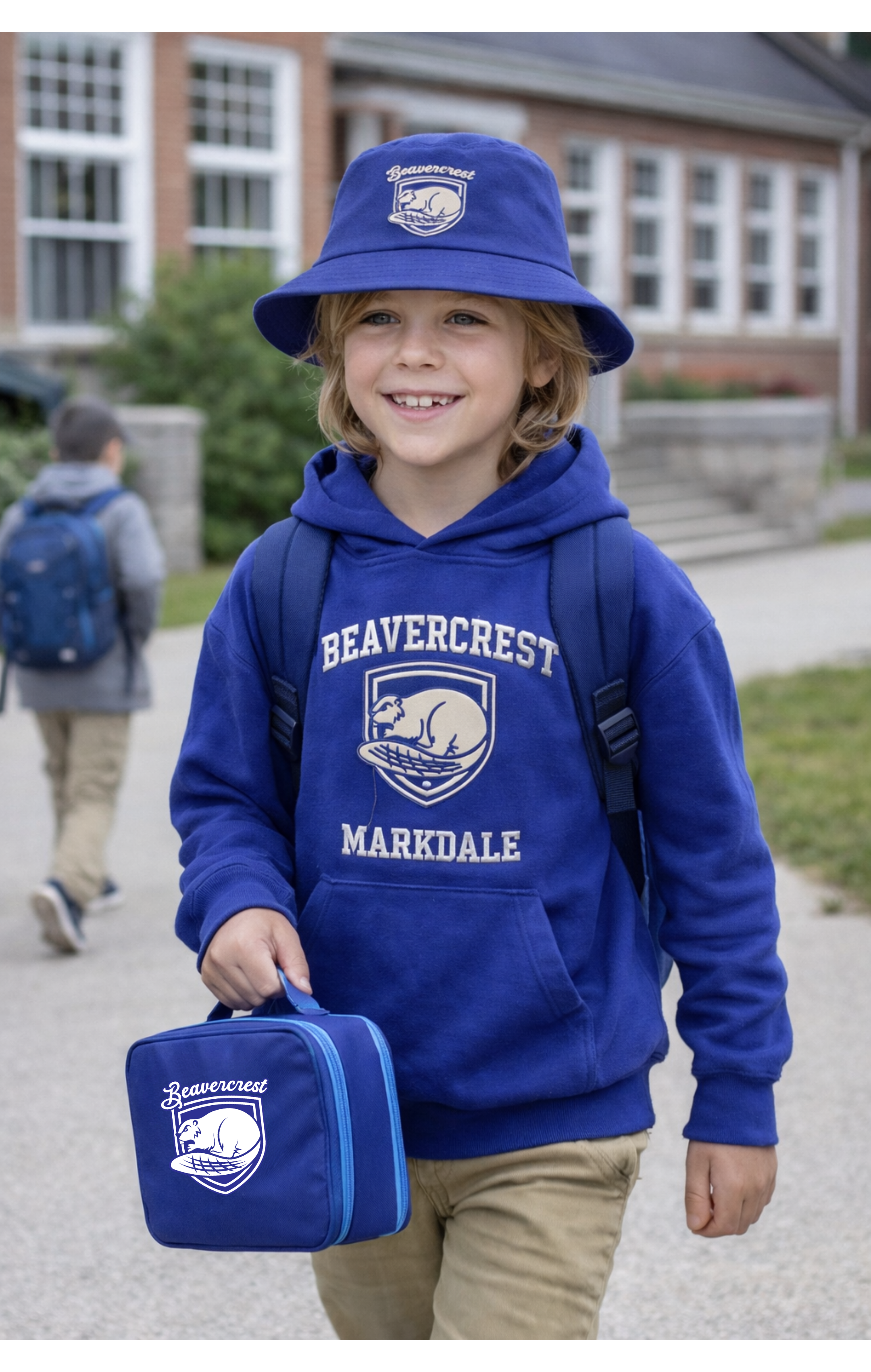 Beavercrest Youth Bucket Hat – Classic Blue